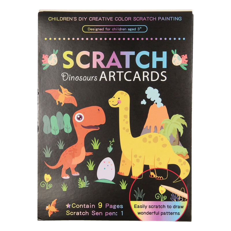 Afbeelding laden in galerijviewer, Scratch kaarten dino's
