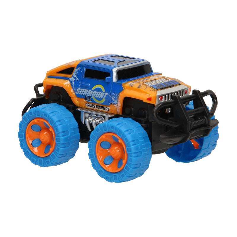 Afbeelding laden in galerijviewer, Monster car tweekleurig met frictie
