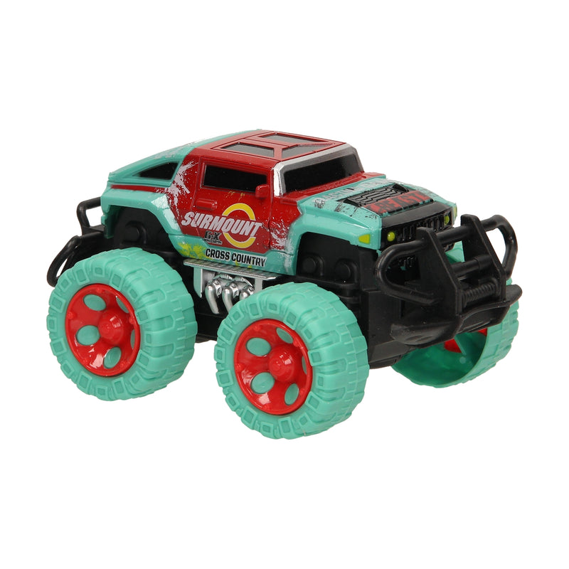 Afbeelding laden in galerijviewer, Monster car tweekleurig met frictie
