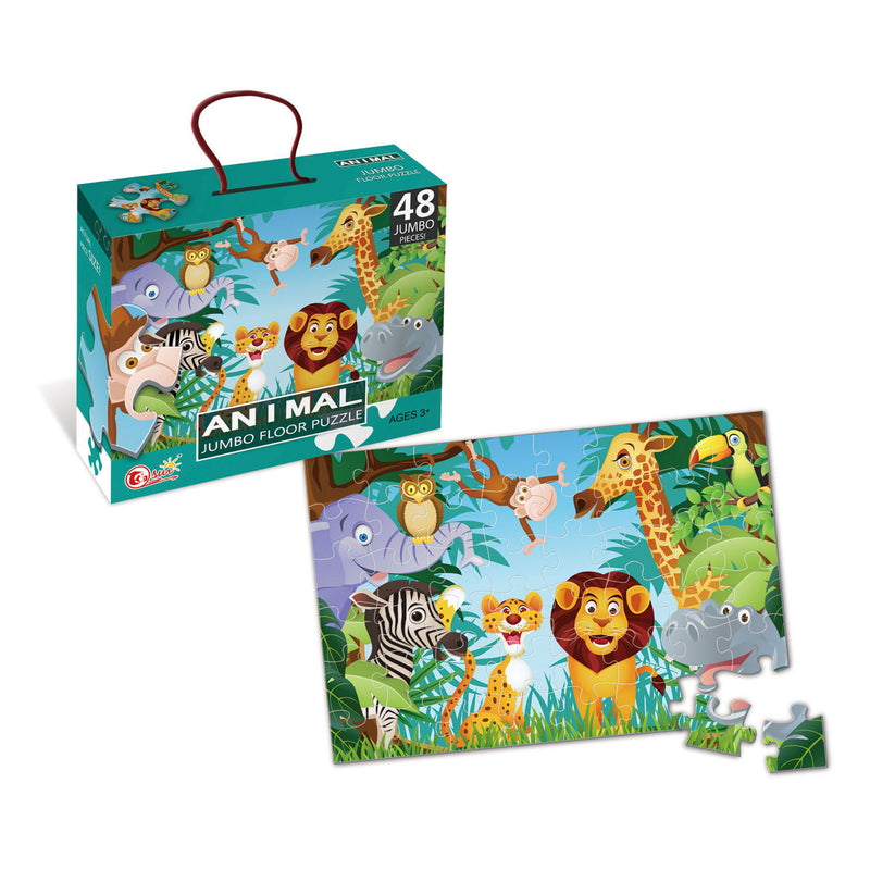 Afbeelding laden in galerijviewer, Kinder legpuzzel safari. 48st.
