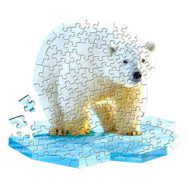 Shape puzzel ijsbeer, 100st.