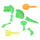 Bio-plastic zandvormen dino