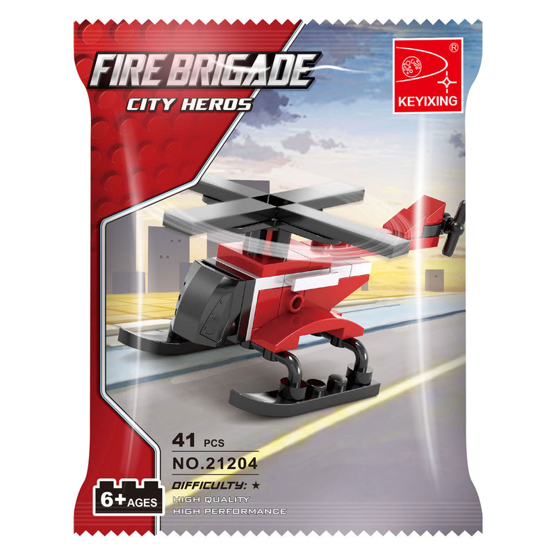 Afbeelding laden in galerijviewer, Bouwset brandweerhelikopter - 41dlg.
