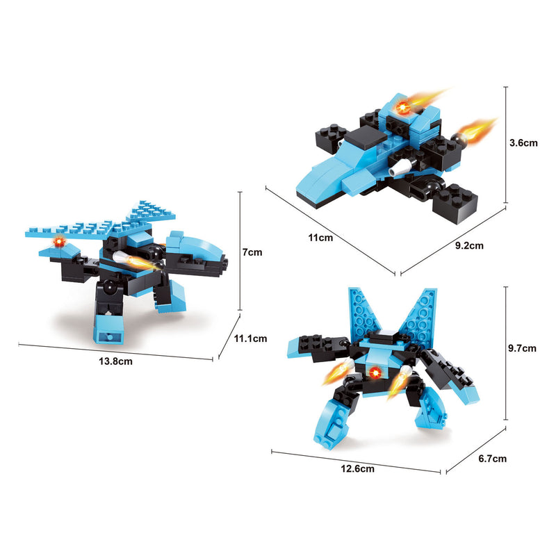 Afbeelding laden in galerijviewer, Titans robot bouwblokjes bouwset 3-in-1
