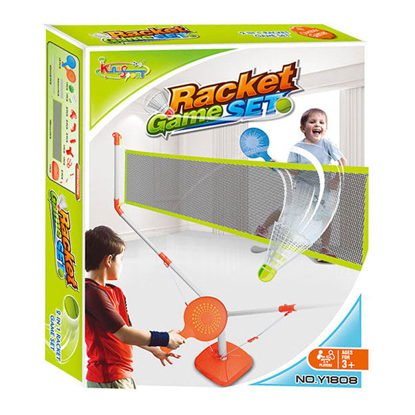 Afbeelding laden in galerijviewer, Verplaatsbaar sportnet met rackets
