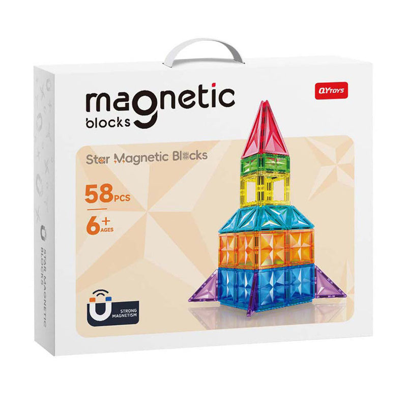 Afbeelding laden in galerijviewer, Magnetische bouwset - 58dlg.
