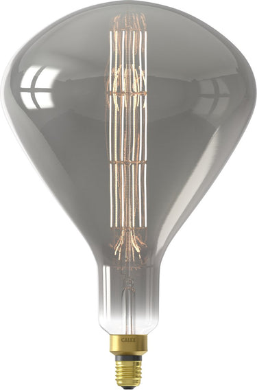 Calex sydney xxl titanium - e27 led lamp - filament lichtbron dimbaar - 7,5w - warm wit licht
