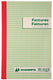 Exacompta factuur - 2 talig - 21 x 13,5 cm - tripli - 2 rings
