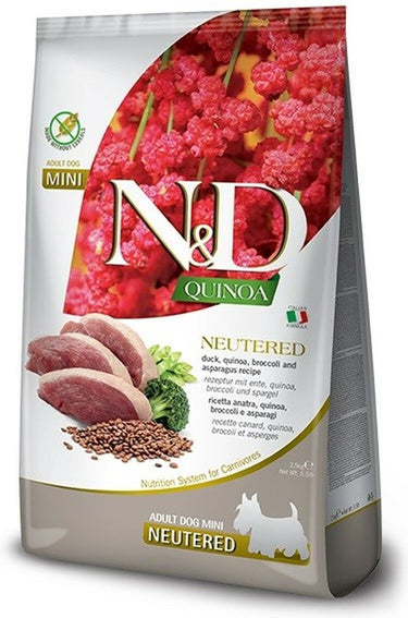 N d voer farmina volwassen eend broccoli 2,5 kg