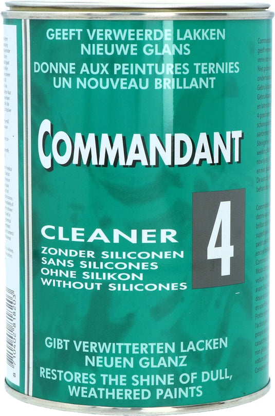 Commandant cleaner 4 - autolak reinigen - geeft nieuwe glans - polijstende werking - verwijdert krasjes - siliconenvrij - inhoud 1kg