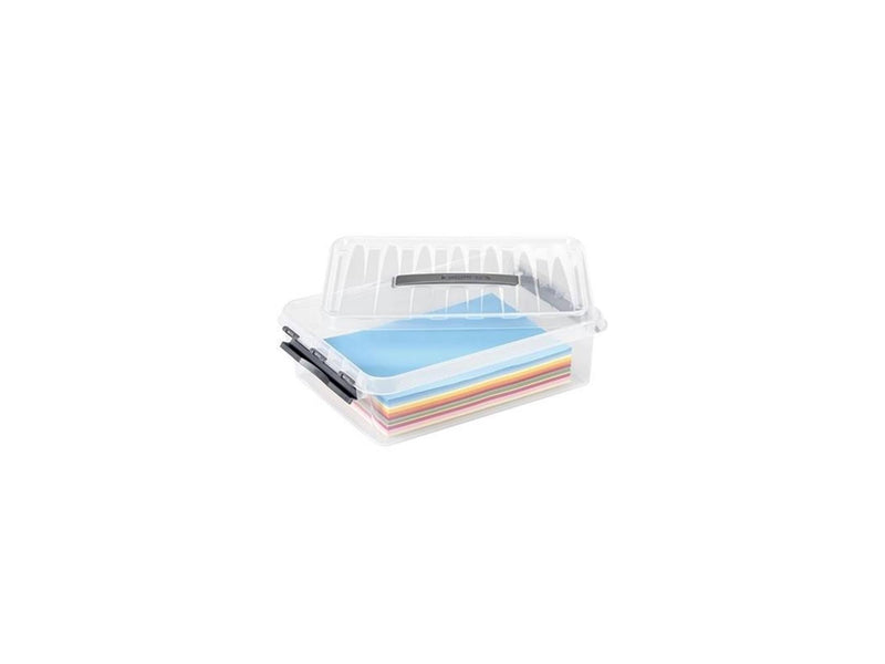 Afbeelding laden in galerijviewer, Sunware q-line opbergbox 10 liter transparant 40x30x11cm
