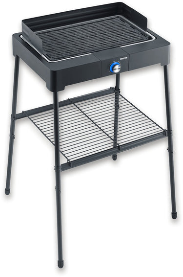 Severin pg8568 staande grill zwart