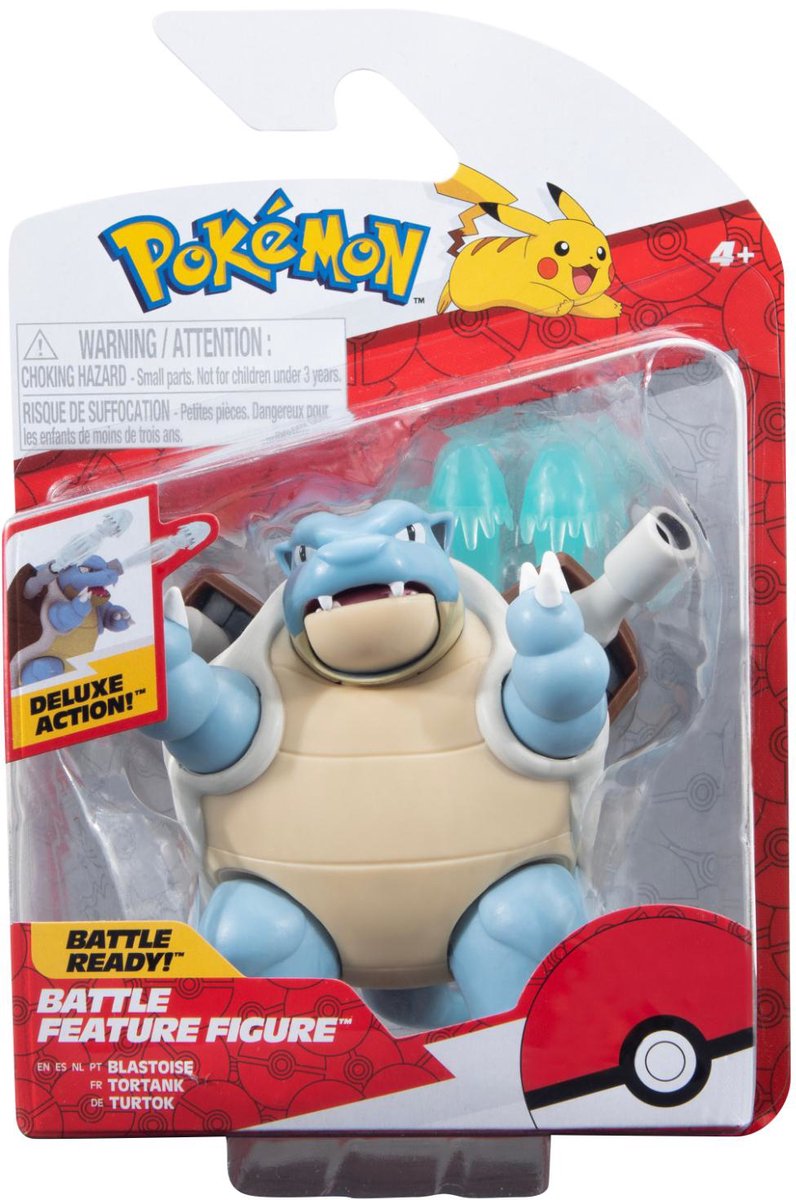 Afbeelding laden in galerijviewer, Jazwares pokémon battle feature speelfiguur - blastoise 11 cm
