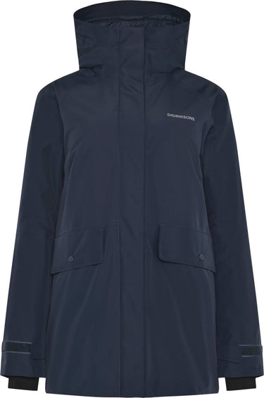 Didriksons tuva wns parka dames outdoorjas - dark night blue