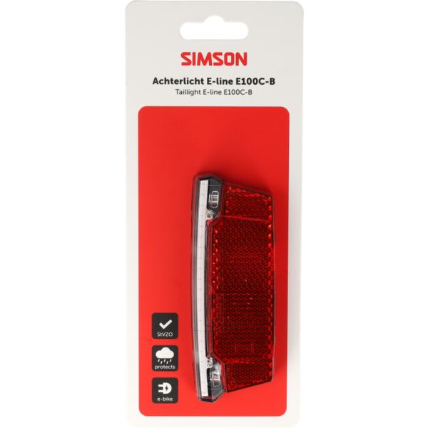 Afbeelding laden in galerijviewer, Simson achterlicht aurora e-line e100c-b
