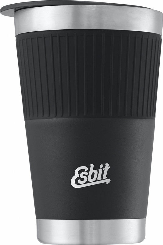 Esbit sculptor thermosbeker - 550ml - mat zwart - drinkdeksel - rvs