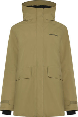 Didriksons tuva wns parka dames outdoorjas - olive green 36