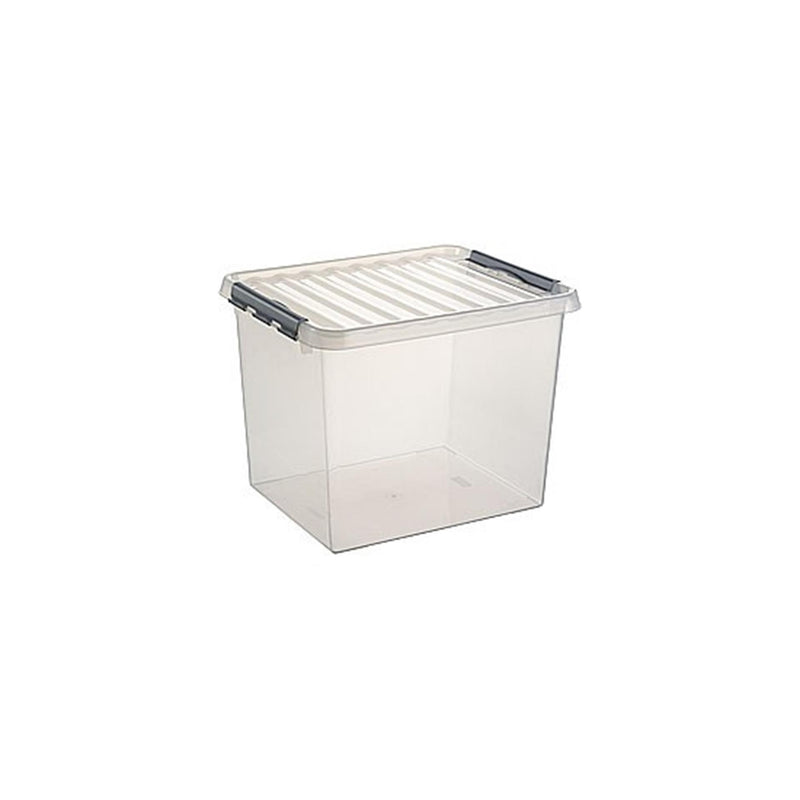 Afbeelding laden in galerijviewer, Sunware q-line box 52 liter transparant 50x40x38cm
