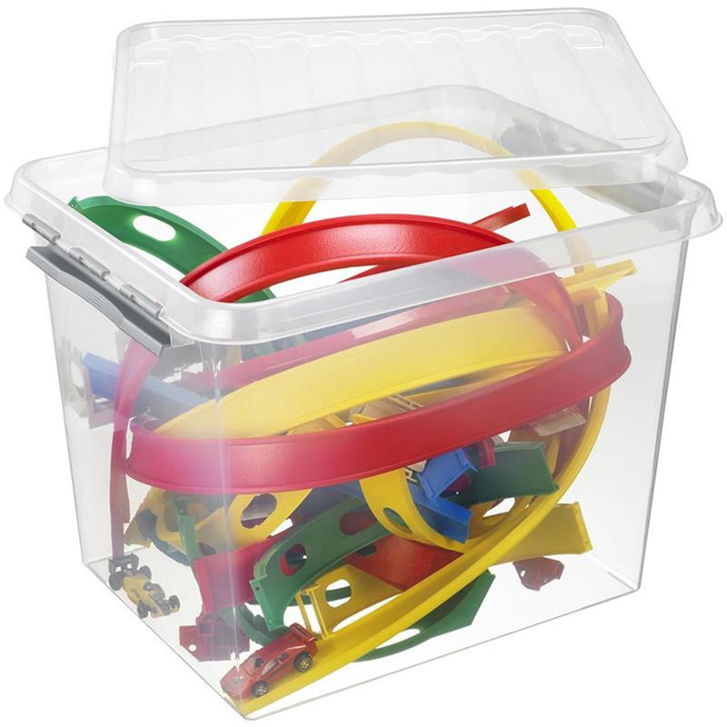 Afbeelding laden in galerijviewer, Sunware q-line box 52 liter transparant 50x40x38cm
