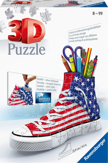 Ravensburger 3d puzzel - amerika sneaker -108st.