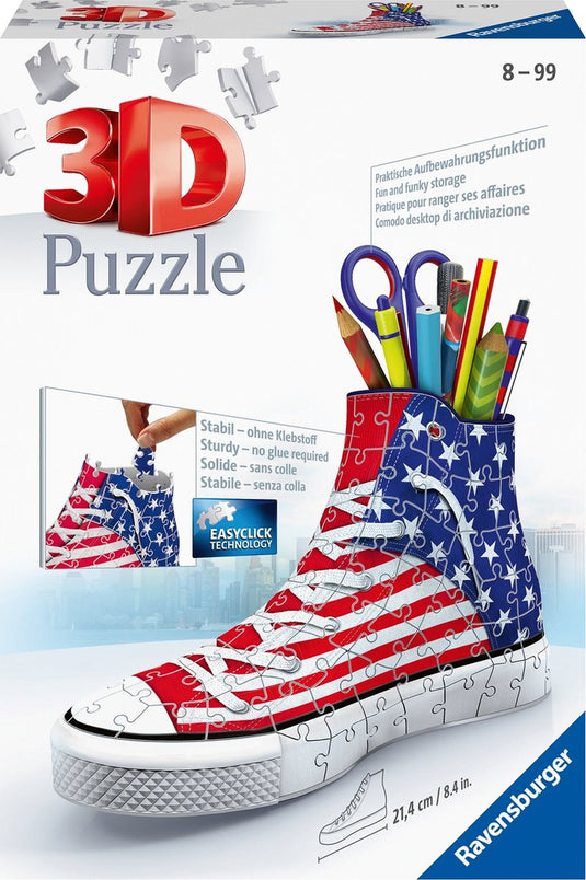 Ravensburger 3d puzzel - amerika sneaker -108st.