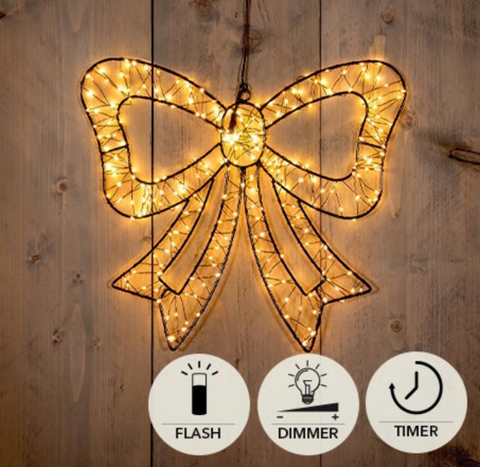 Anna's collection verlichte strikje 34cm 278led ip44 met flitsfunctie timer dimmer