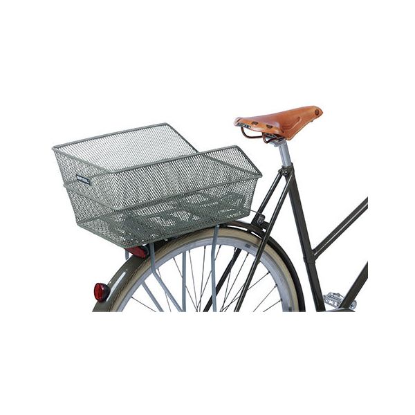 Afbeelding laden in galerijviewer, Basil Cento Flower-  fietsmand - achterop - olive green

