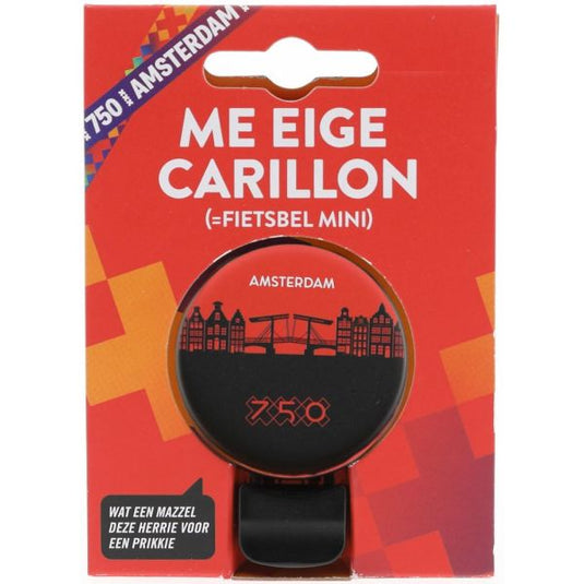 Nietverkeerd fietsbel mirage - amsterdam 750 - silhouet mokum