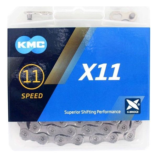 Afbeelding laden in galerijviewer, Kmc ketting 11 speed x11 118 schakels - grijs
