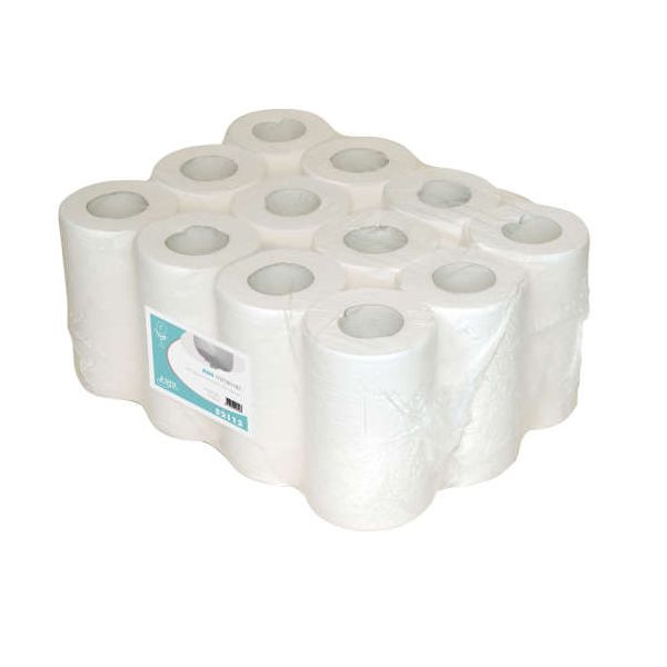 Afbeelding laden in galerijviewer, Euro poetspapier minirol 1-laags 120 meter x 20cm (12 rollen)
