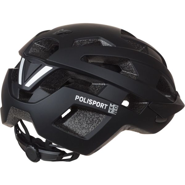 Afbeelding laden in galerijviewer, Polisport helm City Move M 54-58 cm Zwart
