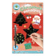 Grafix kerst 9 regenboog kraskunst hangers 8,5cm