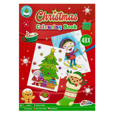 Kleurboek Kerst A4, 48 Vellen