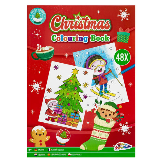 Kleurboek Kerst A4, 48 Vellen