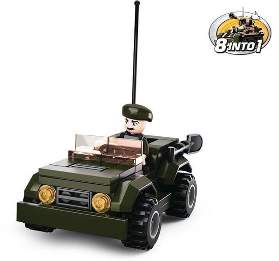 Afbeelding laden in galerijviewer, Sluban army - jeep
