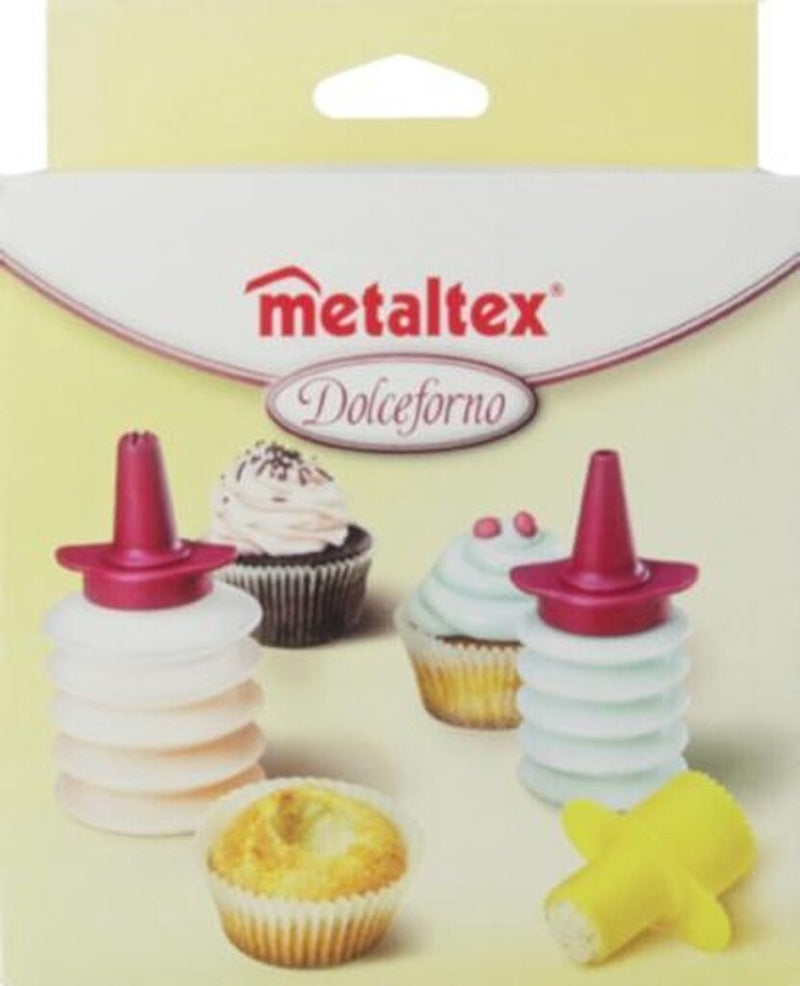 Afbeelding laden in galerijviewer, Metaltex decoratieset dolceforno 9 x 7 cm transparant
