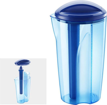 Metaltex tomado drankinfuser karaf blauw