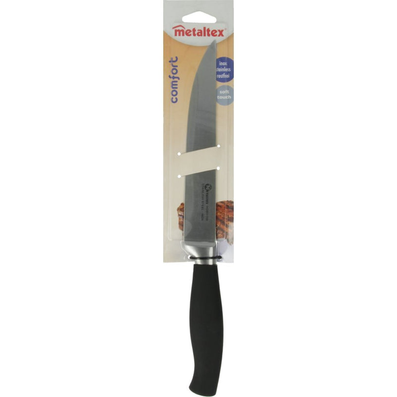 Afbeelding laden in galerijviewer, Metaltex comfort vleesmes 33 cm zwart rvs
