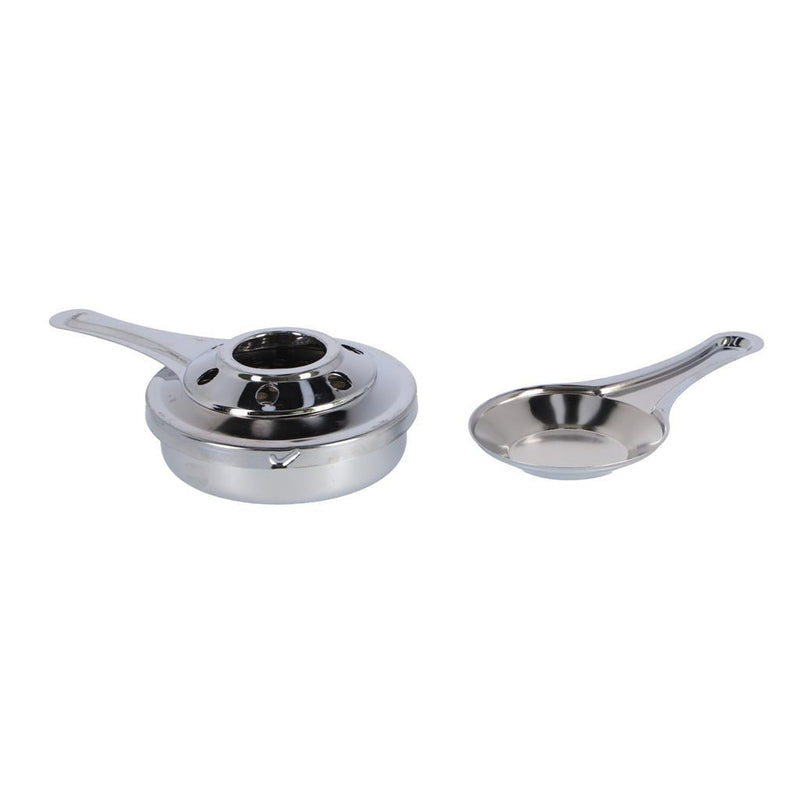 Afbeelding laden in galerijviewer, Metaltex fondue brander 16 cm rvs
