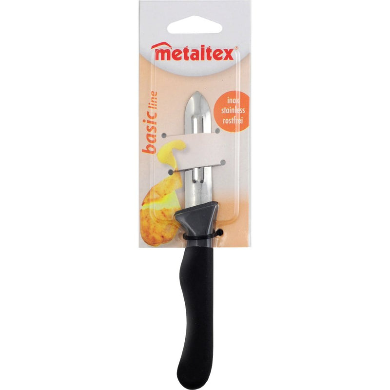 Afbeelding laden in galerijviewer, Metaltex basic line schilmes 25 cm zwart rvs

