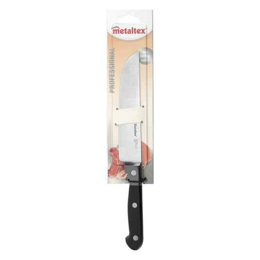 Metaltex professional chefmes 28 cm zwart rvs