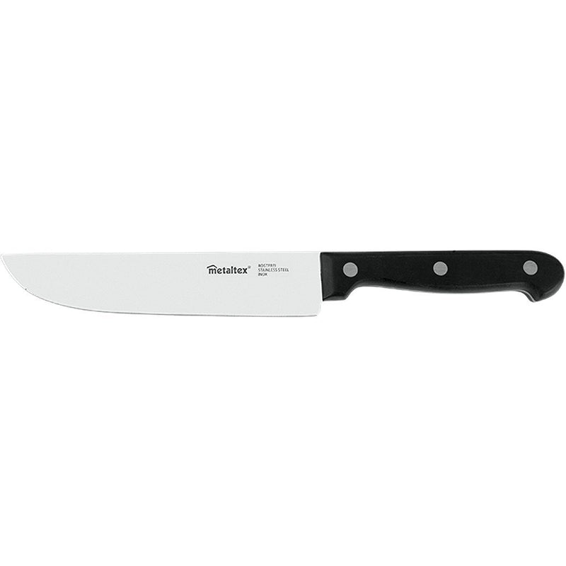 Afbeelding laden in galerijviewer, Metaltex professional chefmes 28 cm zwart rvs
