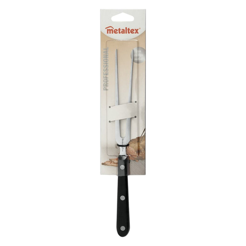 Afbeelding laden in galerijviewer, Metaltex professional vork 28.5 cm rvs zwart
