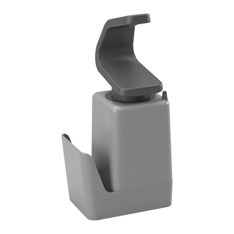 Afbeelding laden in galerijviewer, Metaltex soap-tex zeepdispenser 11x8x22 cm grijs
