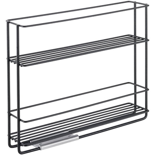 Metaltex uitschuifbaar kruidenrek zwart