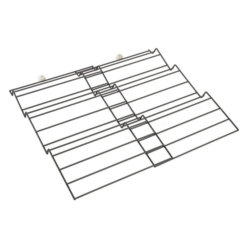Afbeelding laden in galerijviewer, Metaltex verschuifbaar kruidenrek 26-51 cm zwart metaal
