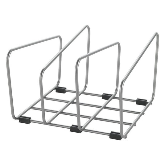 Metaltex backy bakspullen en snijplankhouder 22x21x14 cm zilver