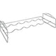 Metaltex Metaltex Wijnrek voor 6 Flessen 56x25x13 cm Zilver