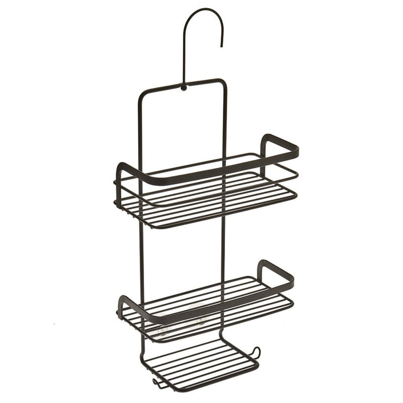 Afbeelding laden in galerijviewer, Metaltex origin line doucherek 3 etages 23x12x38 cm zwart
