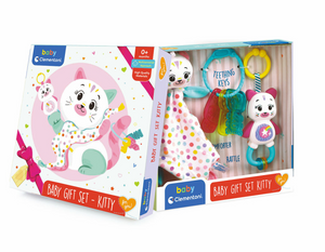 Clementoni baby pluche gift set - kitty